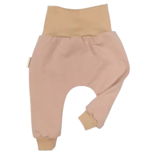 Dětské zateplené tepláčky béžové