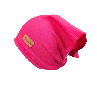 Dětský šátek na hlavu - malinový