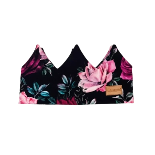 Dětská korunková čelenka - růže černá