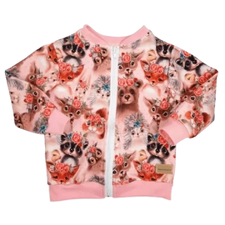 Dětská mikina - zvířátka holčičky