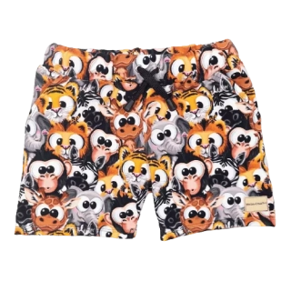 Dětské kraťasy - vykulená zvířátka