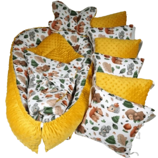 Set do postýlky s lesními zvířátky