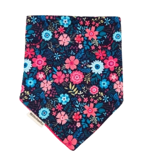 Dětský nákrčník s patentky - luční kvítí