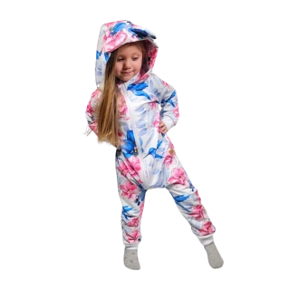 Dětský rostoucí teplákový overal - kolibřík