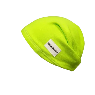 Dětský šátek na hlavu - neonově zelený