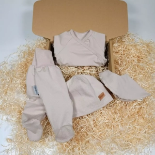 Kojenecký set - světle béžový