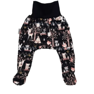 Kojenecké polodupačky - lesní zvířátka v týpí