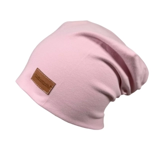 Dětská homeless čepice - Baby pink