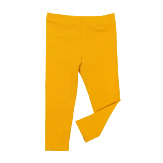 Dětské legíny hořčičné