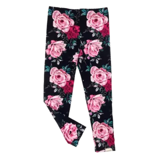 Dětské legíny kytičky