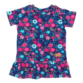 Dětské triko barevné kytky