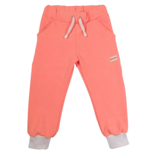 Dětské tepláky neonově oranžová