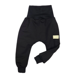 Dětské zateplené tepláčky černé