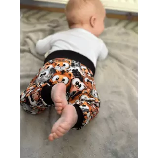 Dětské zateplené tepláčky - crazy animals