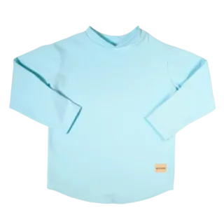 Dětské triko s dlouhým rukávem - aqua